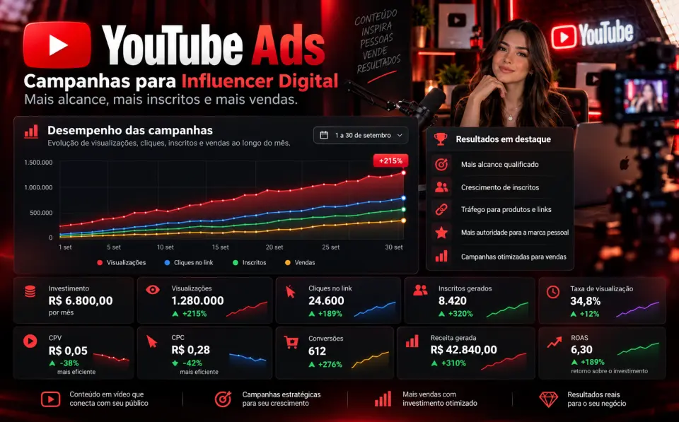 Trafego Pago Youtube ADS feito pela Agencia SEOSP